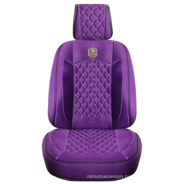 Car Seat Cover 3D Universal Shape with Viscose Fabric Purple